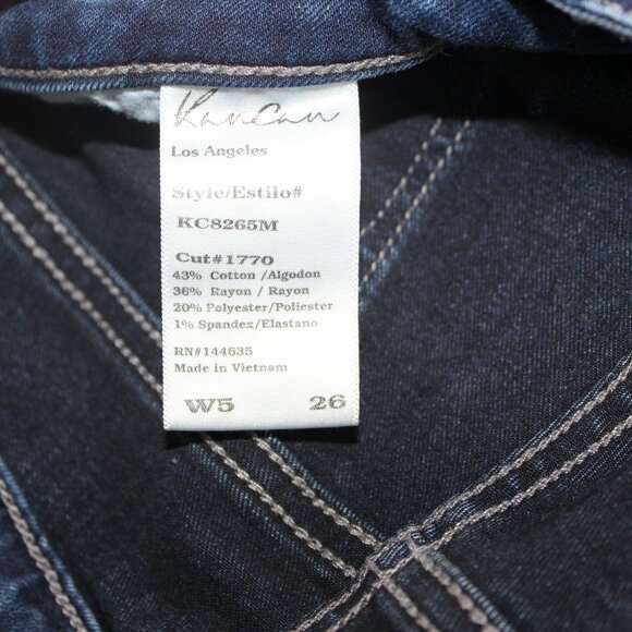 KanCan Medium Dark Wash Skinny Leg Jeans - Picture 7 of 8